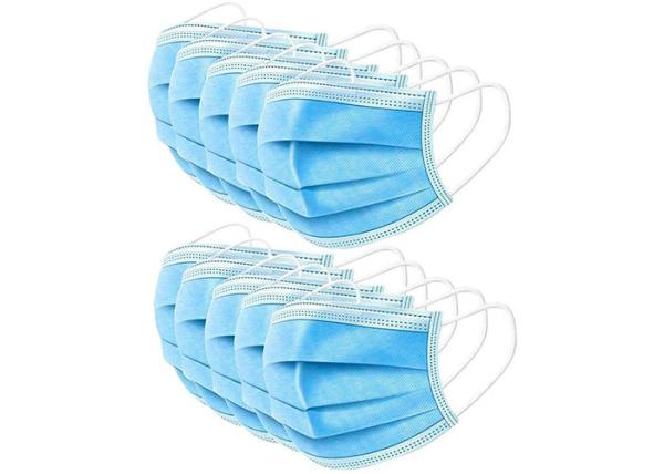 Personal Earloop Face Masks Antibacterial Medical Mask With CE FAD Certification