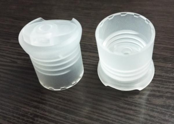 Translucent PP Plastic Screw Caps 30 . 5MM Height For Shampoo Bottle