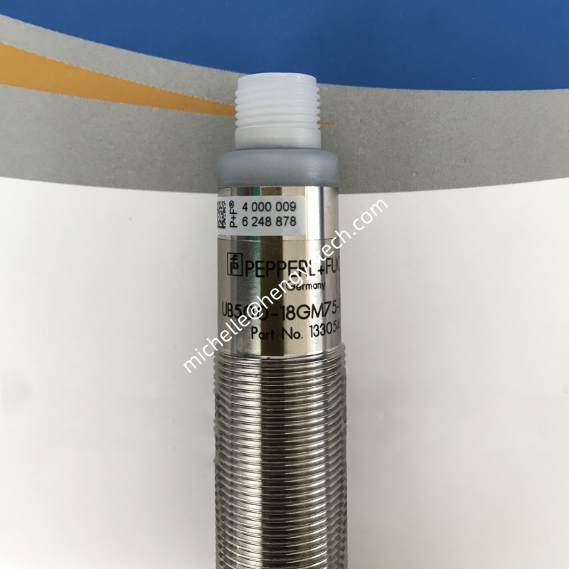 PEPPERL+FUCHS Stainless Steel Ultrasonic Sensor for Industrial Automation with One Year Warranty