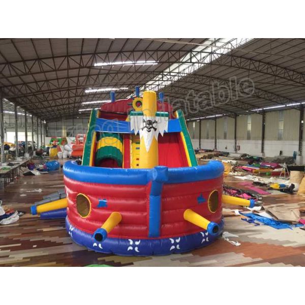 Corrediça seca exterior do navio de pirata da explosão do PVC de 0.55mm impermeável com o CE habilitado