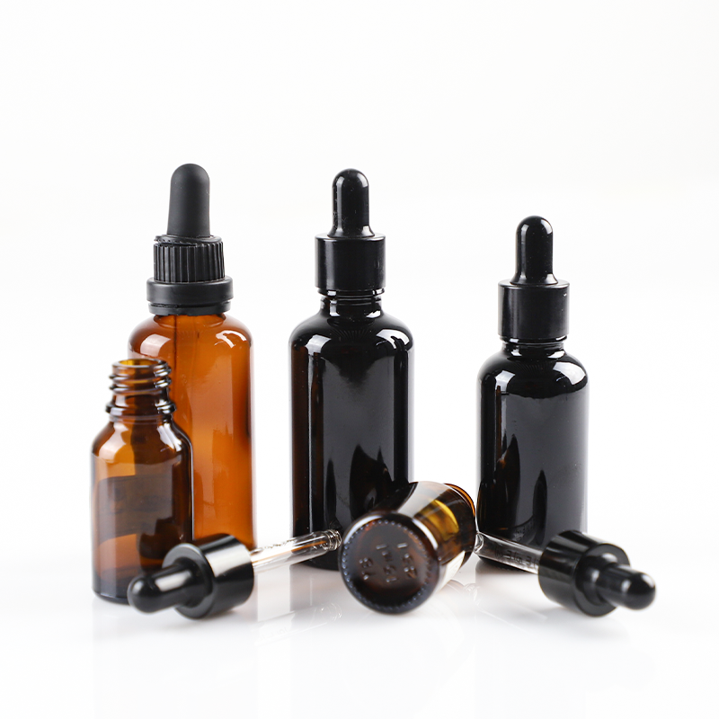 Косметика эфирного масла янтарная упаковывая со стеклянной капельницей 15ml