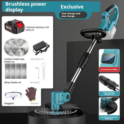 3000 Mah Brushless Lithium Electric Garden Lawn Mower Noise Reduction Lightweight