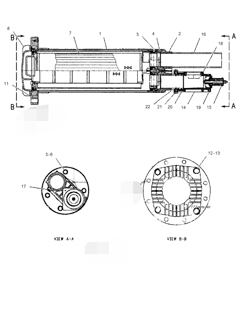 E312D 1695569 Caja de engranajes oscilante velocidad de rotación del engranaje de excavadora