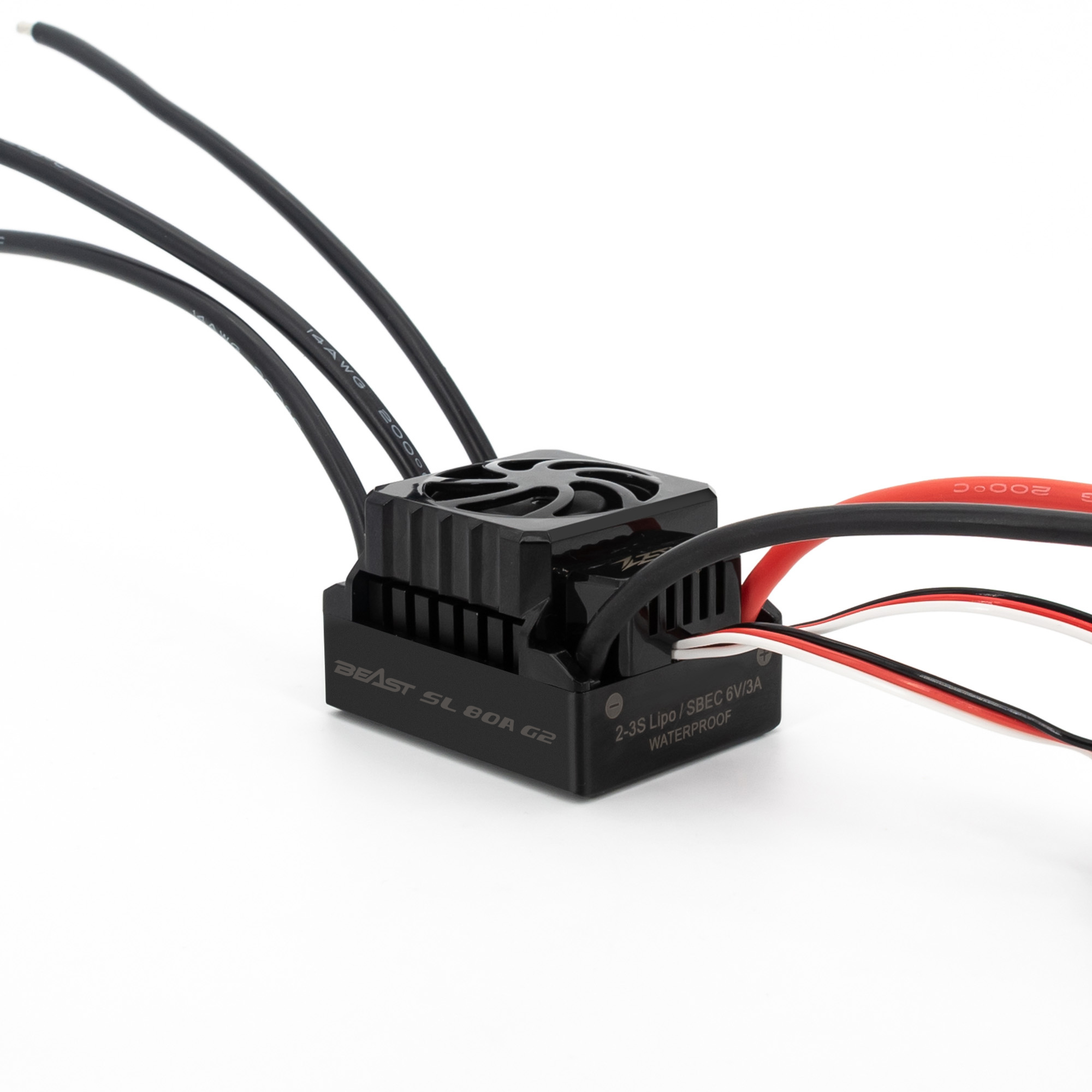 80A ZTW Beast SL G2 ESC Waterproof Sensorless 2S-3S ESC For 1:10 RC SCT