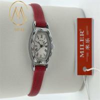 Élégance intemporelle ceinture en cuir quartz montre femme montre