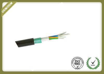 24 Cores Outdoor Fiber Optic Cable G652D  /G657 GYFTS With FRP Strength Member