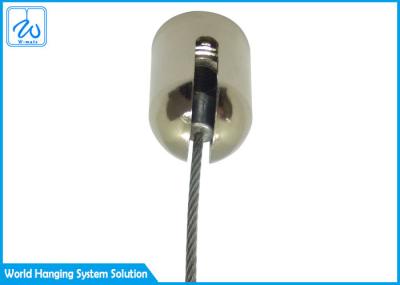 Mantenha o acessório da luz de teto dos grampos pela corda de fio para dispositivos bondes de iluminação do Luminaire