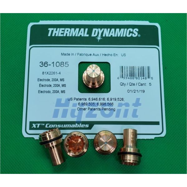 XT301 200A 36-1085 Thermal Dynamics Plasma Cutter Electrode