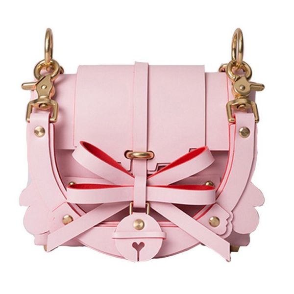 Japan and South Korea 2016 new female small square package bow shoulder diagonal handbag ornaments