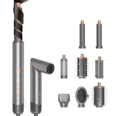 8 in 1 Fast Styling Multi Function Hot Air Brush Comb Folding Travel Outdoors Air Wrap One Step Styler