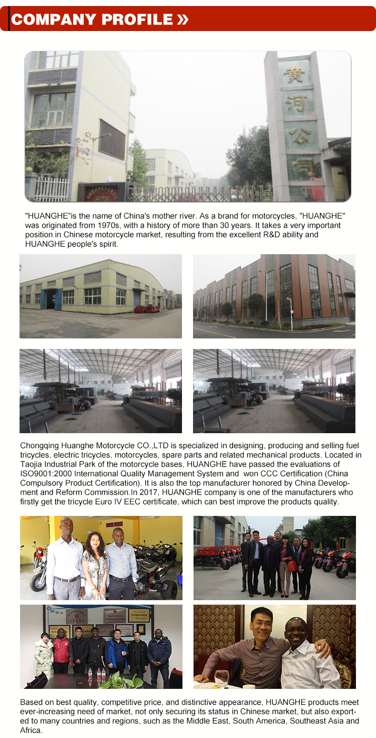 Раскройте тип загрузку мотоцикла 1000kg груза колеса 300CC 3