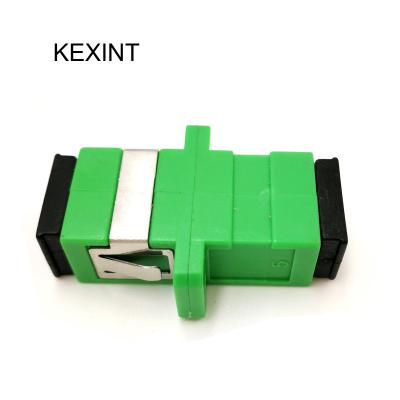 Terno ótico simples dos quadros de distribuição do adaptador da fibra ótica do verde do SC APC