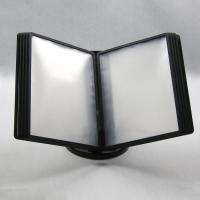 10 páginas Flip Table Top Display Racks/ângulo que desliza suportes de exposição do cartaz A4