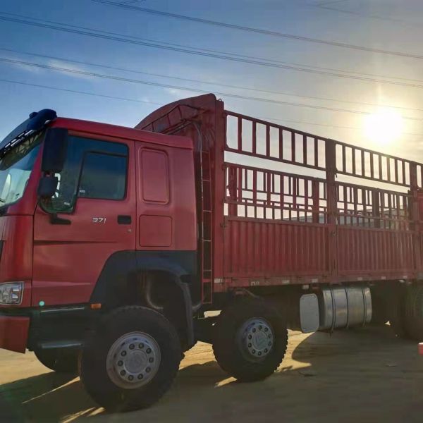 Buen rendimiento HOWO 8X4 camión de carga con 6m dimensiones de la caja de carga