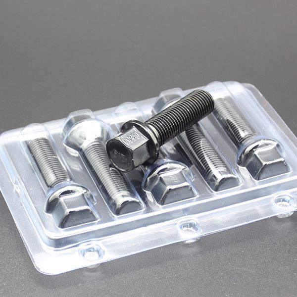 Grade 12.9 R14 Extended Lug Bolt Shank 42mm For Audi & Mercedes Dual Coating Black Finish