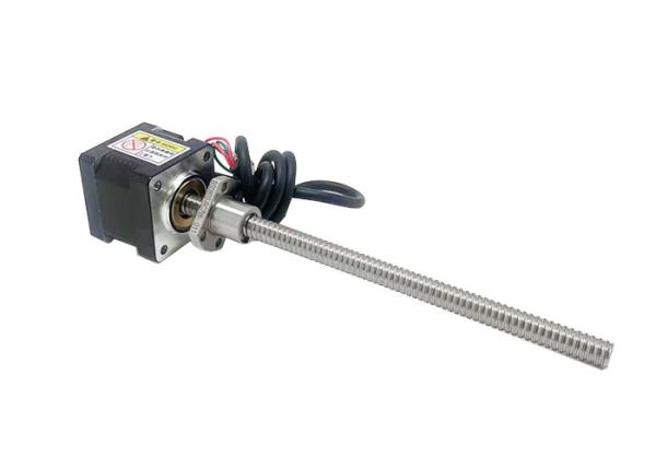 Tensão híbrida 1,4 do ângulo da etapa do motor deslizante 1.8° do parafuso da bola do Nema 14 (35mm)/2.9V 1.5A atual, 4 fios de ligação