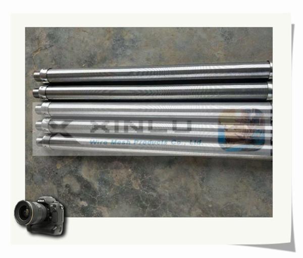 38mm Diameter 316L Stainless Steel Wire Screen 0.15mm Slot G3/ 4 Male Threaded