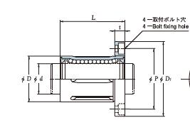 SDMK80 SDMK80GA Квадратный фланцевый тип линейного шарового подшипника с стальным удерживающим элементом