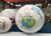 Los globos del helio de la publicidad de 2,5 M con el marcado en caliente llevado del logotipo de las luces modifican la impresión para requisitos particulares