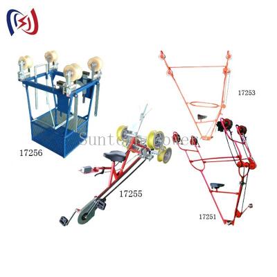 Inspection Trolleys And Overhead Lines Bicycles For Live-Line Work On Twin Conductors