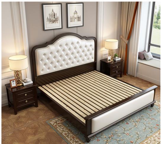Wood Home Modern Bed Furniture Contemporary Platform Bed Customized