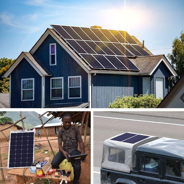 Panneau solaire 18V 500W ETFE Panneaux photovoltaïques flexibles 50W 100W 150W 200W 300W