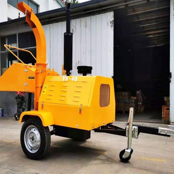 do curso pequeno da máquina 4 da retalhadora do ramo de árvore de 220cc 7.5HP alimentação automática