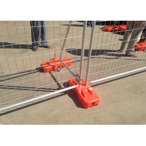 Industrial Removable Yard Fence Temp Fence Panels 2100mm X 2400mm Standard