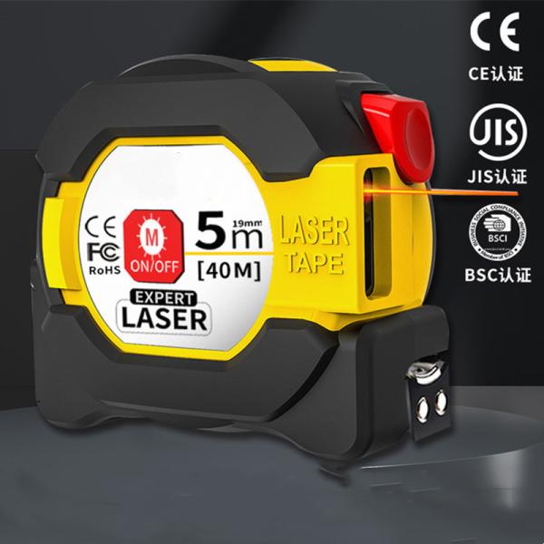 19 mm d'épaisseur 40 m de bande de mesure numérique rechargeable avec précision laser