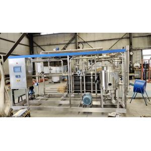 500 to 20000 Liters per hour Capacity Pasteurization Sterilizer Stainless Steel 304 or 316 for Food and Beverage Processing