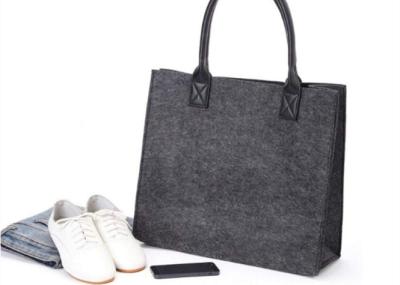 Multifunctional Large Capacity Felt Shoulder Bag Women Shopping Storage Pouch