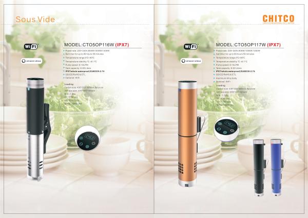 Sous Vide Immersion Circulator and  Slow Cooker GK-P117W