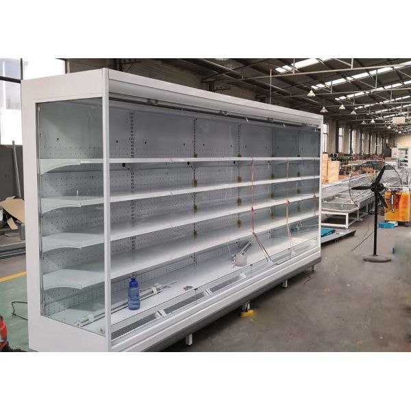 Refrigerador remoto de poupança de energia auto 5pcs de degelo de R448a Multideck acima da prateleira