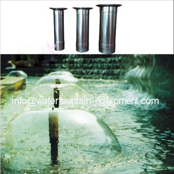 Mushroom Water Fountain Nozzles DN50 Outdoor Semi - Spherical For Ponds