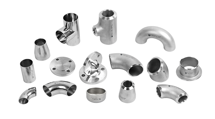 Pipe Fitting Equal Tee Silver ASME B16.9 Stainless Steel 316/316L