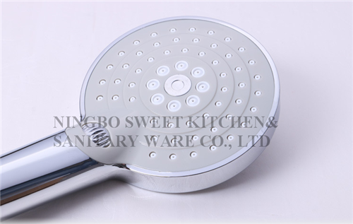 Classic model ABS material swtich-on chrome plating shower head hand shower rain shower sanitary ware accessories