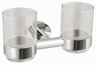 D52967 double tumbler holder bathroom accessory zinc chrome finish tumbler holder towel bar paper holder soap dish