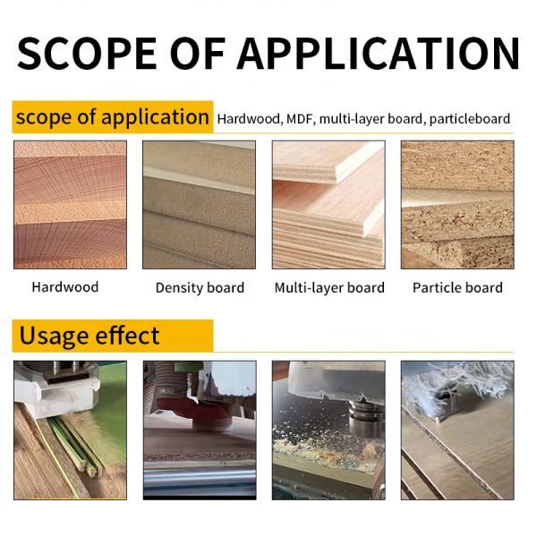 1/4 12.7mm TCT 2 Flutes Straight Bits Wood Milling Cutter  for MDF Plywood Chipboard Ying Wood Cutting Arden Cnc Router Bit