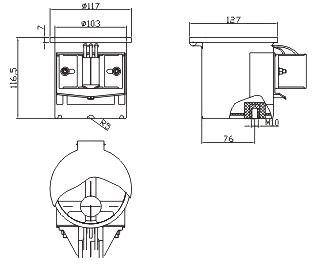 el aceite plástico del elevador de los recambios del elevador 0.1kg/Pc puede las SN-OC-series