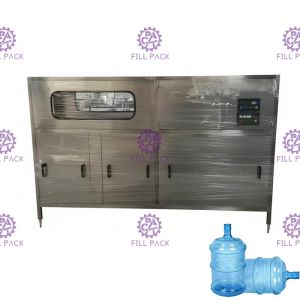 Roller Conveyor Output 120 BPH Barrel Water Filling Machine