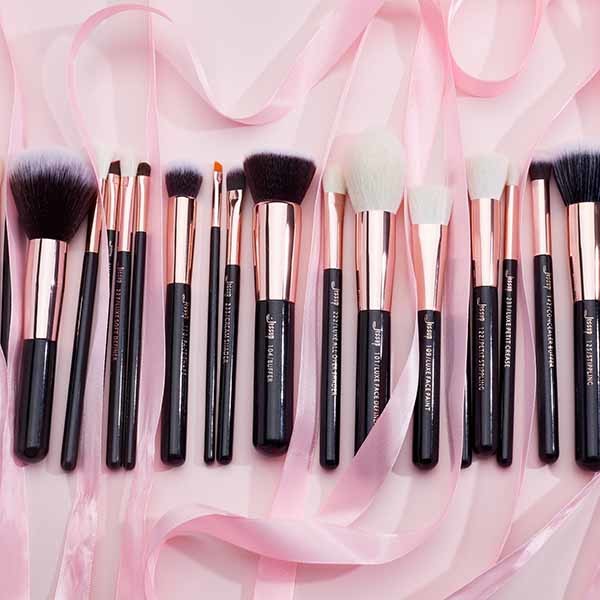 Black 25pcs 25pcs Pro Makeup Brushes Set