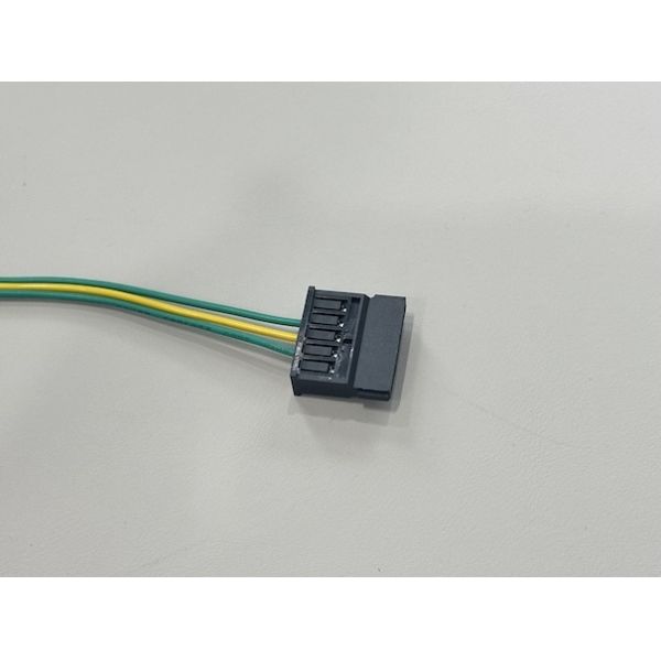 4Pin Molex Power Connector Y Splitter Cable – 1 to 2 Female Electrical Wire Harness for PC / Server / LED