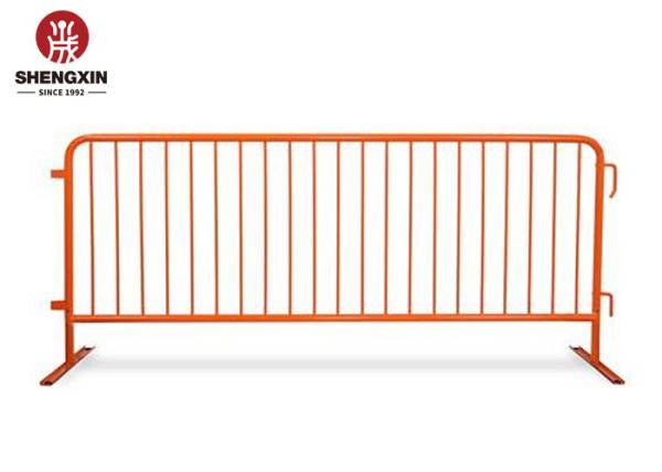 Interlocking Pedestrian Control Barriers Powder Coated Finish 12mm Inner Tube