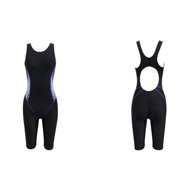 Charmleaks One Piece Women Sports Swimwear Sports Swimsuit Athletic Racerback Beachwear Bathing Suit Padded Monikini Bik
