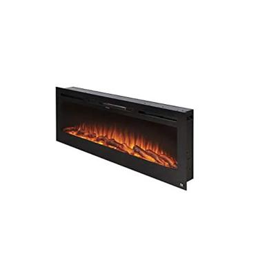 50 pouces 15 couleurs de flamme WN-D50 cheminée électrique avec des lumières LED 3D modernes intégrées