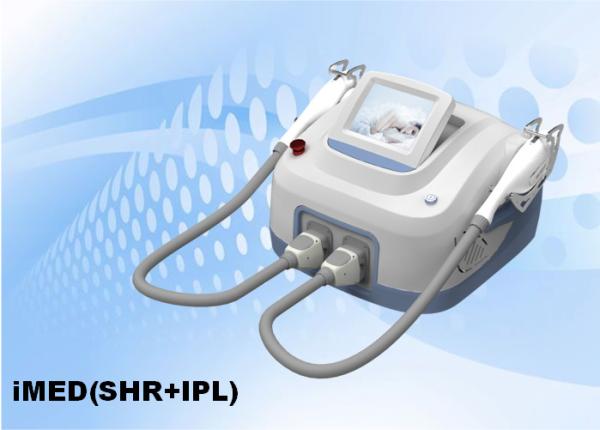 Double Handles Portable ND Yag Laser IPL Hair Removal Machine for Body Beauty