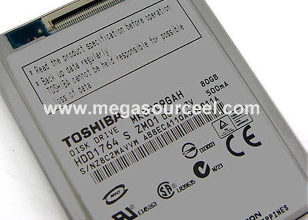 Toshiba 80 GB Internal HDD - 1.8 - MK8009GAH - ATA-100 - 4,200 rpm