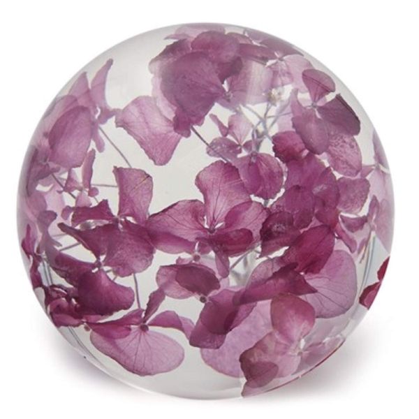Пресс-папье цветка природы ясное, шарик пресс-папье смолы флористический