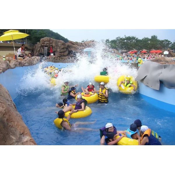 Flash Flood Canyon Water Park Lazy River Aqua Park Water Column Spray