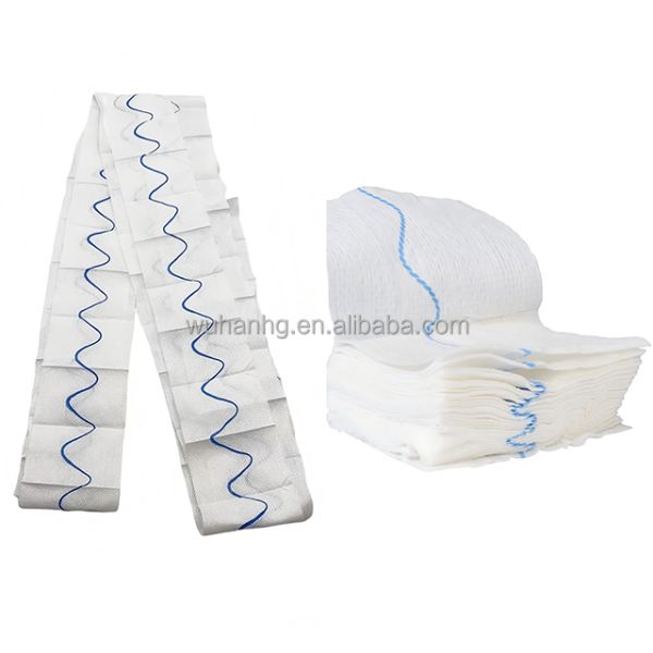 7.5cmx3.7m Sterile Kaolin Hemostatic Gauze Medical Compressed Wrap Bandage